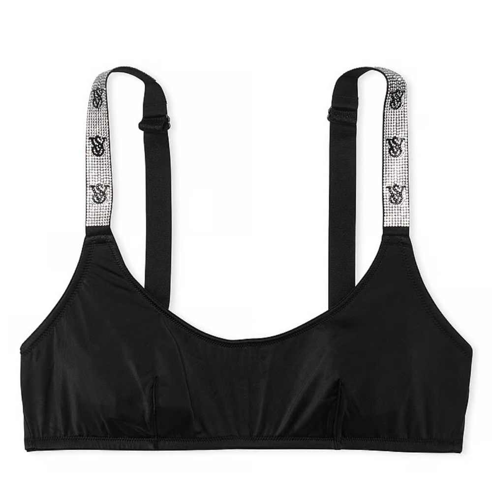 NEW Victorias Secret Diamond Shine Strap Scoop Bralette